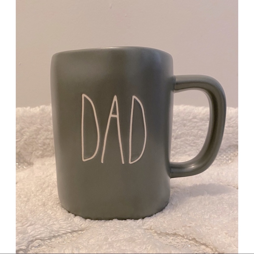 Rae Dunn DAD Matte Gray Mug